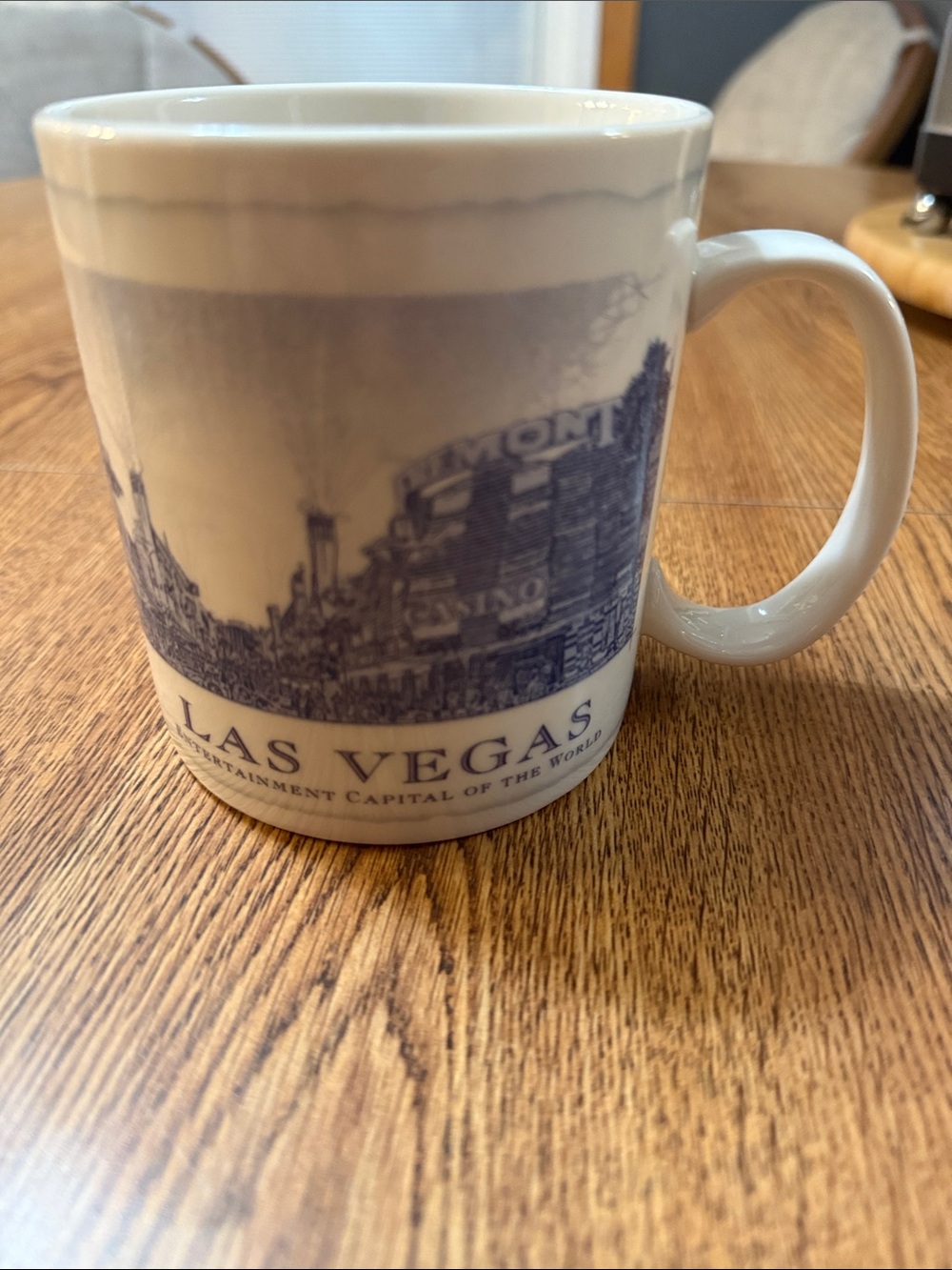 Starbucks Architect Series Las Vegas Blue & White Ceramic Coffee Mug